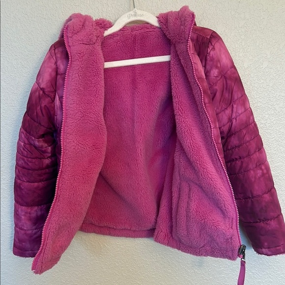 Pink Kids Puffer Jacket - Picture 2 of 8